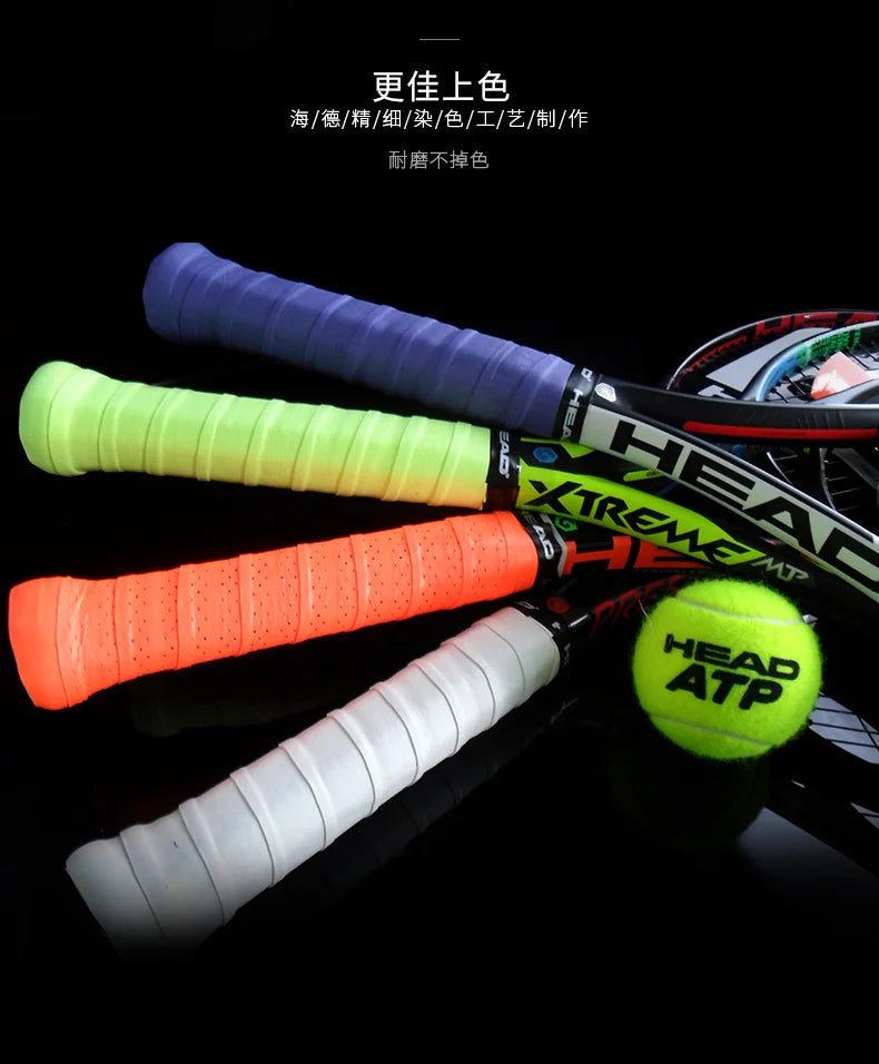10PCS/SET Anti Slip Head Overgrip Tennis Grip Racket