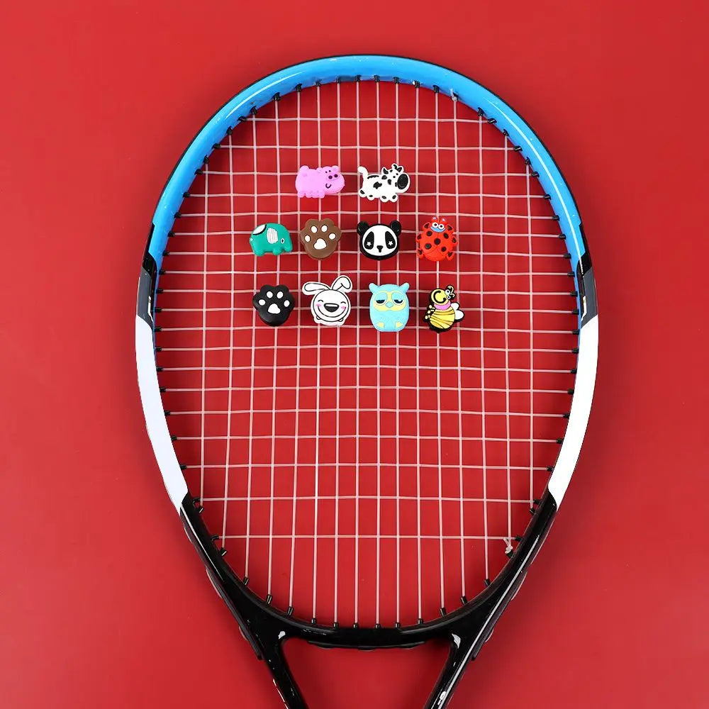 Tennis Racket Dampeners -  Silicone Durable Cartoon Animals