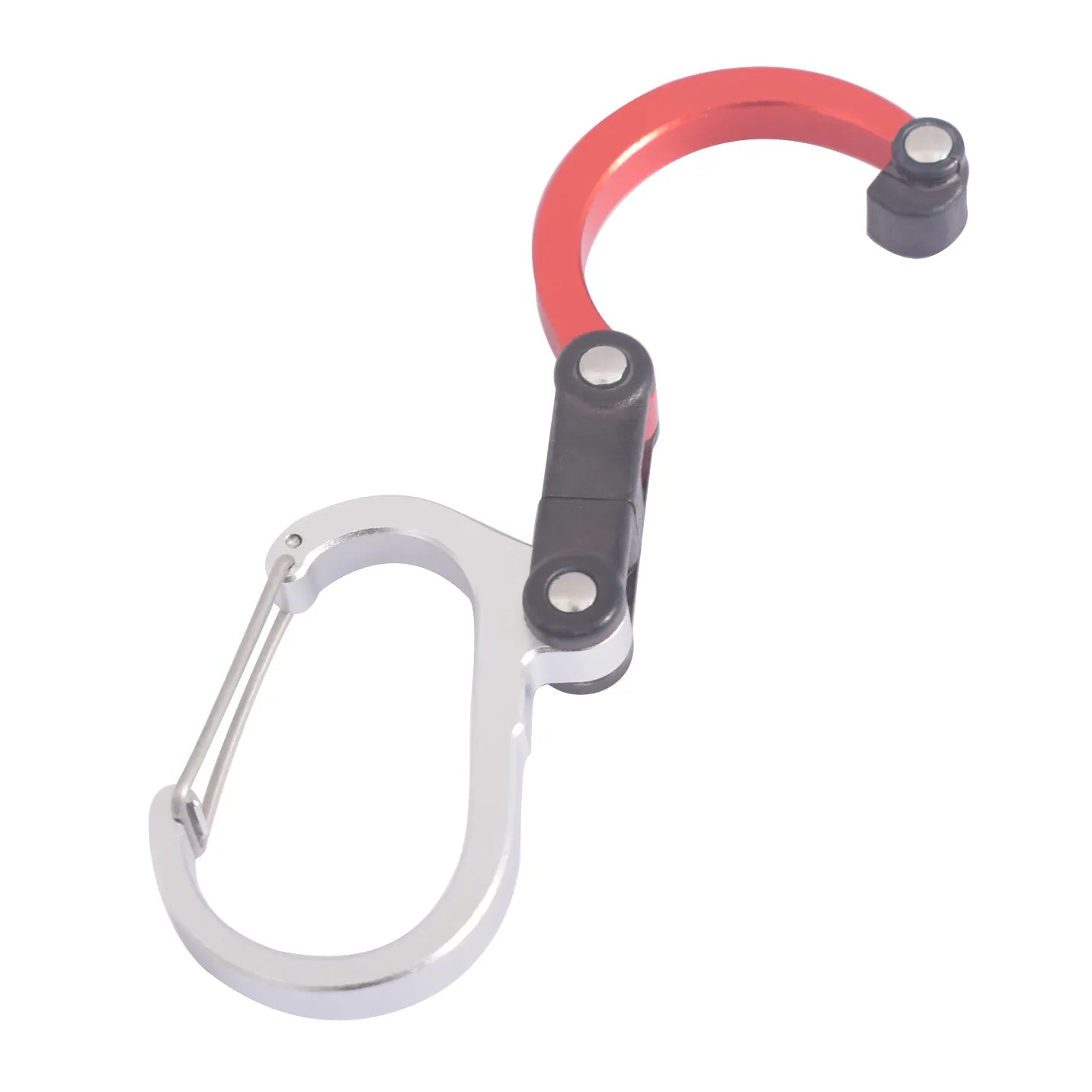 Hybrid Gear Clips Multi-function Swivel Buckle D-Type Carabiner Non-Locking Strong Clip