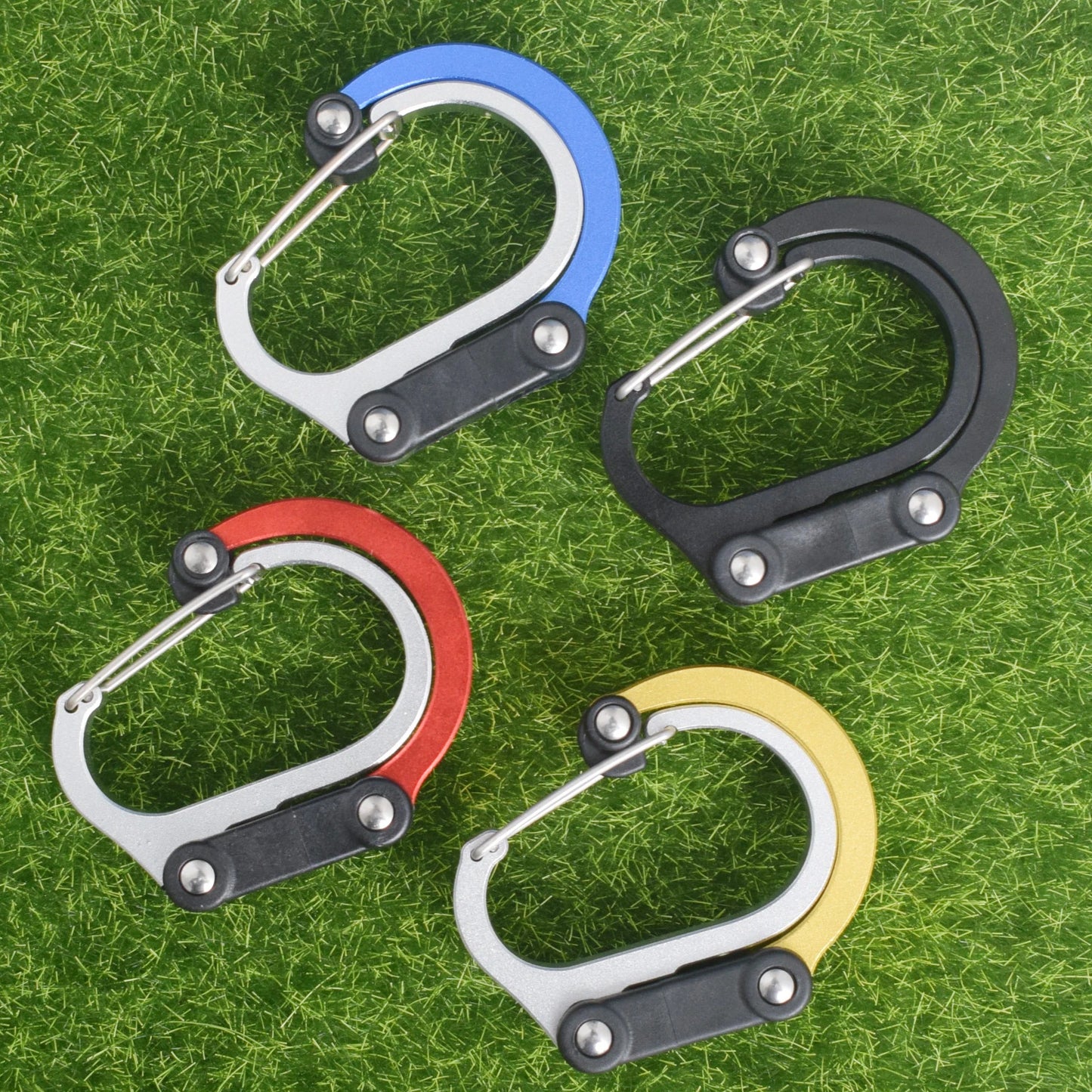 Hybrid Gear Clips Multi-function Swivel Buckle D-Type Carabiner Non-Locking Strong Clip
